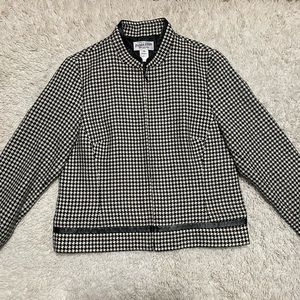 Pendleton blazer jacket womens size 10 100% virgin wool Multi color